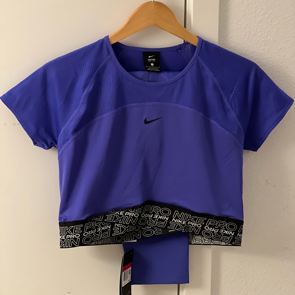 Nike Women’s Purple Dri-FIT Crop Top